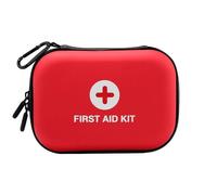 Bolsa De Primeros Auxilios For Viajes Al Aire Libre,Kit De Emergencia For Coche,Suministros Médicos For Traumatismos,Impermeable,For El Hogar,La Oficina,El Coche(Red,7.9x5.1x2.9in)