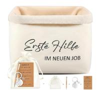 Bolsa de primeros auxilios para un nuevo trabajo - Regalo de despedida para | Bolsas de regalo de oficina regalo primer día de trabajo, bolsa de regalo de lona para empleados amigos