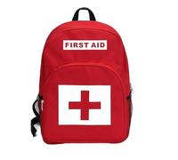 Bolsa De Primeros Auxilios Roja, Mochila De Primeros Auxilios Vacía, Bolsa De Almacenamiento Médico para Emergencias, Senderismo, Mochilero, Camping, Ciclismo, Viaje, Coche