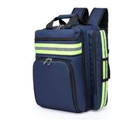 Bolsa de primeros auxilios vacía, Bolsa de Primeros Auxilios vacía Profesional con Divisores Internos, Bolsa de Emergencia, Bolsa de Trauma para Camping, Senderismo, Viajes al Aire Libre(Blue)
