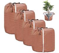 Bolsa de protección contra heladas para plantas de invierno, para proteger las plantas contra el clima frío, mantiene las plantas saludables y prósperas (65 x 70 cm)