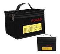 Bolsa de protección de batería de polímero de litio con material resistente al fuego, garantiza una carga y almacenamiento seguros para reducir los riesgos de incendio y daños de la batería (215 x 165