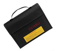 Bolsa de protección de batería de polímero de litio con material resistente al fuego, garantiza una carga y almacenamiento seguros para reducir los riesgos de incendio y daños de la batería (260 x 130