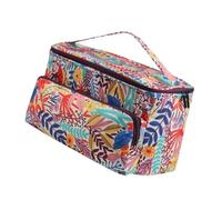 Bolsa de proyecto para almacenamiento de hilo, bolsa organizadora en forma de caja con bolsillo frontal, guías superiores y de transporte para bolsa organizadora de hilo de viaje, bolsa de hilo,