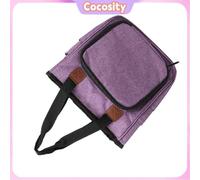 Bolsa de punto Cocosity, bolsa de almacenamiento de punto de tela Oxford, organizador de hilo, ganchillo y agujas de tejer, kit de costura y