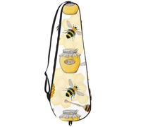 Bolsa de raqueta de bádminton, bolsa de raqueta de bádminton, bolsa de raqueta de tenis, bolsa de paleta para 2 raquetas, cuchara de miel de abejas y colmena