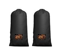 Bolsa de recogida de agujas de fácil instalación con cordón modificable y clip de metal para fijación segura en cortacéspedes. Colector de agujas