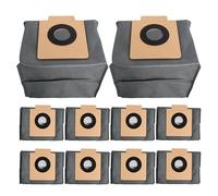 Bolsa de recogida de polvo, 10 bolsas de repuesto para aspiradora inalámbricas, bolsa colectora de polvo de gran capacidad fácil de reemplazar, aspiradora de alta eficiencia para limpieza del hogar