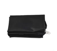 Bolsa de recogida de vacío para soplador de hojas 60 x 44 x 35 cm, tela resistente al desgarro, compatible con aspiradoras de jardín, patio, trituradora, césped, color negro (negro)