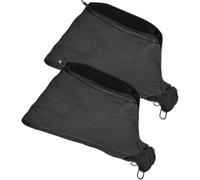 Bolsa de recolección de aserrín para sierra ingletadora 255, marco de nailon reforzado y alambre, 225 x 150 x 50 mm, para carpintería profesional, diseño de cierre de cremallera seguro (bolsa de 2