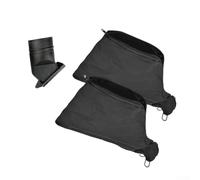 Bolsa de recolección de aserrín para sierra ingletadora 255, marco de nailon reforzado y alambre, 225 x 150 x 50 mm, para carpintería profesional, diseño de cierre de cremallera seguro (2 bolsas +