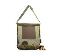 Bolsa de recolección de frutas, bolsa de búsqueda de hongos, bolsa de malla de caza de gran capacidad, bolsa plegable para recolección de bayas, recolección de hongos, caza, Green, Bolsa de malla para