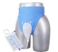 Bolsa de Recolección de Orina,Colector de Orina con Bolsas de Catéter de Orina,Colector Urinario Hombre Usable Masculino Silicona Adultos Alta Capacidad Limpio Reutilizable Ancianos,Elderly,1 Pcs