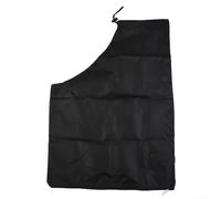 Bolsa de recolección de vacío para soplador de hojas 60x44x35 cm, tela resistente al desgarro, repuesto para jardín, césped, patio, equipos eléctricos al aire libre (negro)