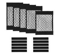 Bolsa De Red Para Coche De 5 Uds., Bolsa De Almacenamiento Para Maletero, Bolsa De Malla Para Almacenamiento, Bolsa De Almacenamiento De Gran Capacidad, Bolsa De Almacenamiento Con Pegatinas De Tela