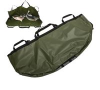 Bolsa de refrigeradores de peces, 130 x 10 x 60 cm, bolsa de almacenamiento impermeable para peces Sturdy and Compact Fish Catching Carrier para uso exterior, Army Green, Army Green, Se référer au