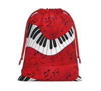 Bolsa de regalo con cordón para regalo de notas musicales, recuerdos de fiesta, cumpleaños, almacenamiento diario, oficina, decoración del hogar
