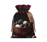 Bolsa de regalo con estampado de huevos de mil años de 8.3 x 11.8 pulgadas, decoración de fiesta de Navidad