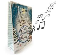 Bolsa de regalo con música navideña "Silencioso gigantes".