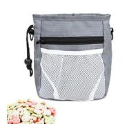 Bolsa de regalo de entrenamiento para perros,Bolsa de tratamiento de entrenamiento - Bolsa de regalo para cachorros con bolsillo de gasa,Animal Walking Snack Container Dispensador de bolsillo