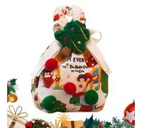 Bolsa de regalo de Navidad | Bolsas de embalaje reutilizables de tela para caramelos, bolsas de embalaje de tela, para fiestas, obsequios, celebraciones familiares, días festivos, profesores