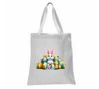 Bolsa de regalo de Pascua personalizada, bolsa de regalo de Pascua, saco de conejito de Pascua, bolsa de golosinas, cesta de caza de huevos, estilo 4