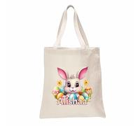 Bolsa de regalo de Pascua personalizada, bolsa de regalo de Pascua, saco de conejito de Pascua, bolsa de golosinas, cesta de caza de huevos, estilo 3