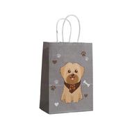 Bolsa de regalo for fiesta cachorros, adorable bolsa papel con asa for dulces perro, ideal for baby shower, cumpleaños niños, decoración for fiestas perros para Regalos(Color 5,15x8x21cm 20pcs)