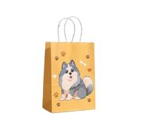 Bolsa de regalo for fiesta cachorros, adorable bolsa papel con asa for dulces perro, ideal for baby shower, cumpleaños niños, decoración for fiestas perros Para Regalar(Color 6,15x8x21cm 20pcs)