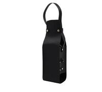 Bolsa de regalo for vino, de piel sintética, de doble capa, ideal for champán, cerveza y cumpleaños.(Black1pc)