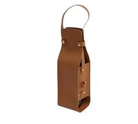 Bolsa de regalo for vino, de piel sintética, de doble capa, ideal for champán, cerveza y cumpleaños.(Brown 1PC)