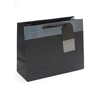 Bolsa de regalo grande para regalos de Navidad, bolsa de regalo de Navidad negra, bolsa de regalo grande para hombre, bolsa de regalo grande, bolsa de regalo para él, bolsa de regalo, color negro