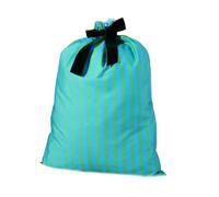 Bolsa de regalo navideña con cordón con tela a rayas, bolsa de golosinas navideñas para embalaje de regalos y exhibición festiva Bolsa de envoltura navideña Soporte para regalos de temporada Paño de