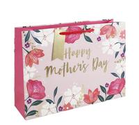 Bolsa de regalo para el día de la madre, tarjeta del día de la madre, bolsa de regalo grande para mamá, tarjeta feliz del día de la madre, con 5 etiquetas de regalo para mamá, madrastra, abuela,