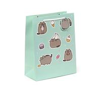 Bolsa de regalo Pusheen El Gato Foodie - Grande, 33 cm para cumpleaños, Navidad y regalos con tarjeta de felicitación incluida