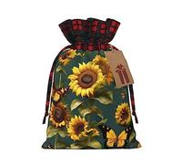 Bolsa de regalo resistente con diseño de mariposas florales y girasoles de 8.3 x 11.8 pulgadas, bolsa de regalo moderna y práctica para necesidades diarias, 1 unidad