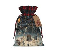 Bolsa de regalo resistente con estampado de física, 8.3 x 11.8 pulgadas, moderna y práctica, para necesidades diarias, 1 unidad