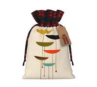 Bolsa de regalo resistente con estampado moderno de mediados de siglo, 8.3 x 11.8 pulgadas, bolsa de regalo moderna y práctica para necesidades diarias, 1 unidad
