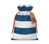 Bolsa de regalo reutilizable con bandera griega y diseño de cordón que hacen que tu regalo sea más delicado