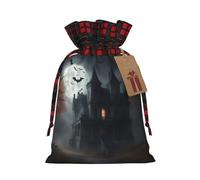 Bolsa de regalo reutilizable con cordón para Halloween Horror Fashion Unique para vacaciones y ocasiones especiales