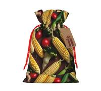 Bolsa de regalo reutilizable de maíz vegetal y diseño de cordón que hacen que tu regalo sea más delicado
