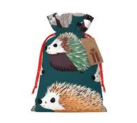 Bolsa de regalo reutilizable de muchos erizos y diseño de cordón que hacen que tu regalo sea más delicado