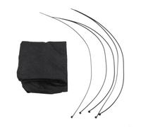 Bolsa de repuesto de capacidad de 45 litros para aspiradora de hojas | Compatible con GE-CL 36 Li E-Solo, tela no tejida, cierre de cremallera, vaciado rápido, limpieza de jardín