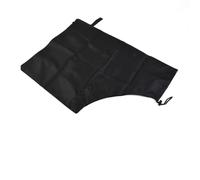 Bolsa de repuesto para aspiradora de hojas para patio, césped, jardín, trituradora, compatible con varias aspiradoras y resistente a desgarros (negro)