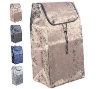Bolsa de Repuesto para Carrito de Compras 72L, Bolsa Carro Compra, Tela Oxford Repelente al Agua con Bolsillo Lateral, 37.5x28.5x67 cm, Compatible con Carros Plegables
