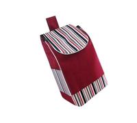 Bolsa de Repuesto para Carrito de Compras Plegable - Bolsa de Compras Impermeable de Tela Oxford de 37 L, Bolsa de Repuesto Resistente con Bolsillos Laterales, para Carrito de Compras Utilitario, Bol