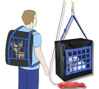 Bolsa de Rescate de Incendios para Mascotas Grande de hasta 40 kg - Kit de evacuación de Mascotas - Transportador de Emergencia para