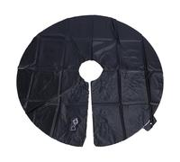 Bolsa de riego para árboles, anillo de riego reutilizable para árboles de 10 galones, riego por goteo, liberación lenta para arbustos recién plantados de troncos múltiples (Negro)