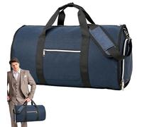 Bolsa de ropa plegable - Bolsos de mano, bolso impermeable multifuncional | Bolso de mano de nylon con cremallera, capacidad de 50l, bolsa de ropa con bolsillos múltiples ", azul, Se référer au