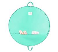 Bolsa de Ropa tutú para niñas y Adultos, Bolsa de Baile de panqueques con Bolsillos y Refuerzo de 3 Pulgadas, Correa Interior y Lazo para Colgar, Forma de tutú, Espuma de mar, 40 Pulgadas, Bolsa de